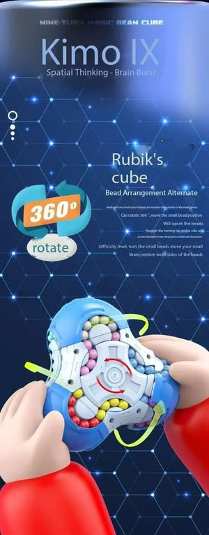 Nouveau puzzle unique à neuf faces stéréoscopique espace magique