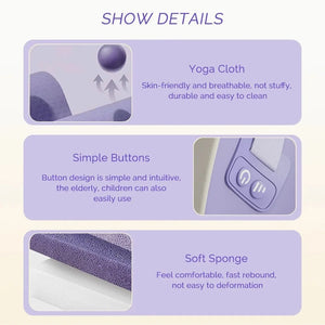 Oreiller de massage ergonomique: confort profond, détente instantanée