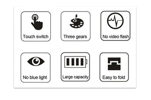 Lampe de chevet rechargeable pour étude, lecture...
