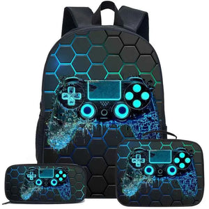 Sac à dos imprégné à motif de jeux - tendance 2025