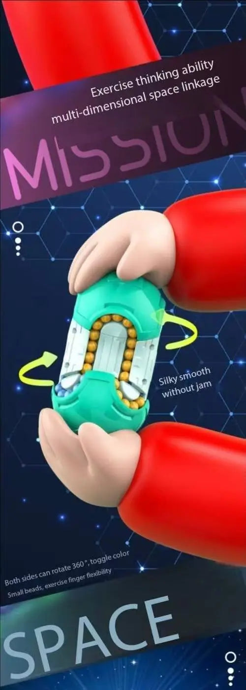 Nouveau puzzle unique à neuf faces stéréoscopique espace magique