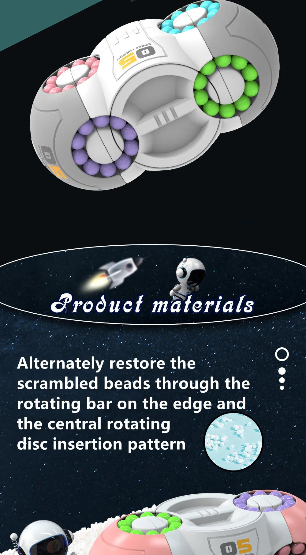 Jeu de puzzle pour enfants Cube magique anti-stress