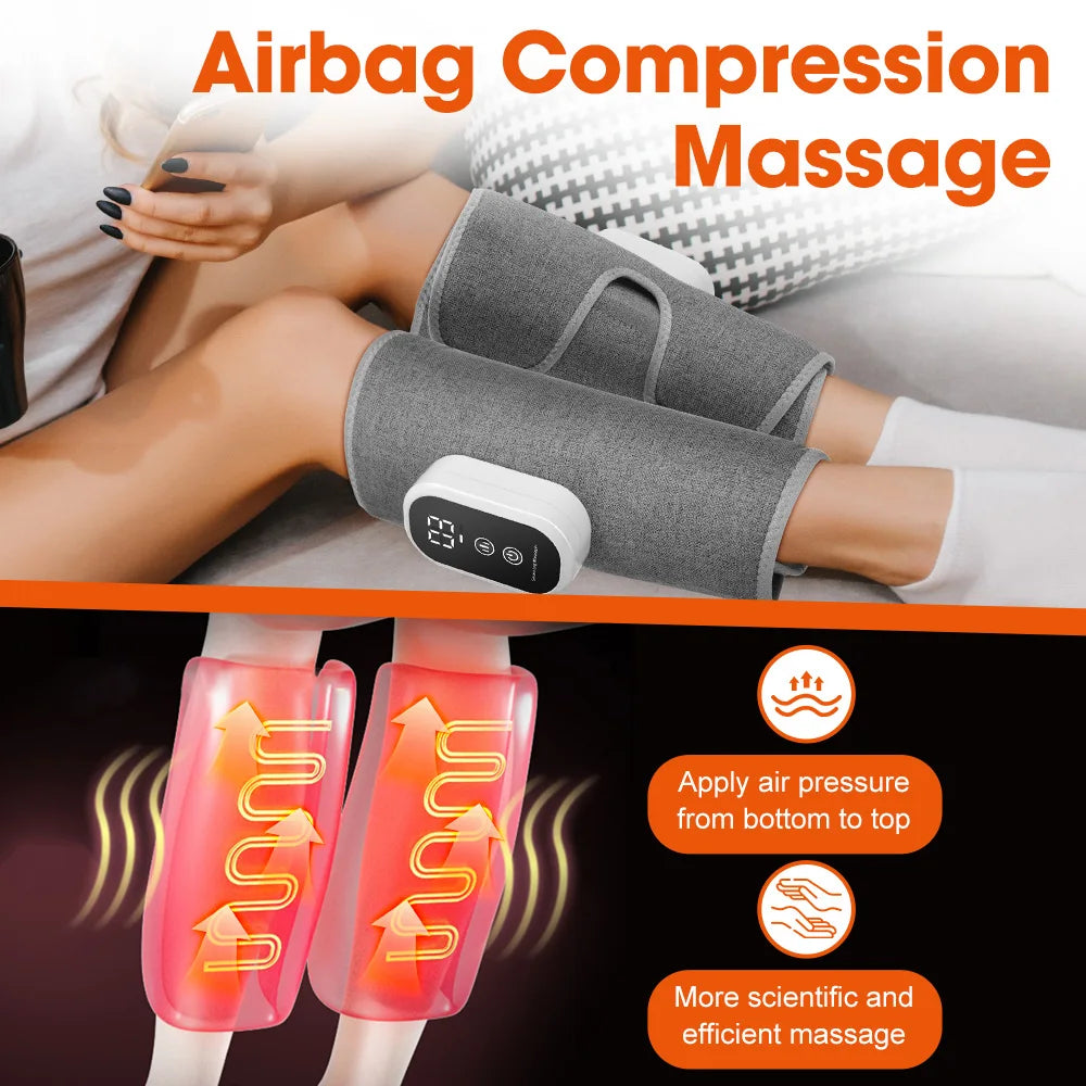 Appareil de Compression d’Air pour Jambes Chauffant –Bien-être & Circulation | Kivaroo