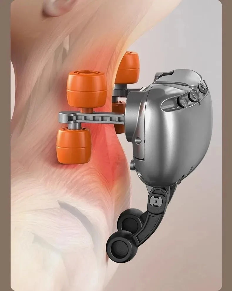 Oreiller masseur pour dos, nuque et épaules — confort profond, détente instantanée