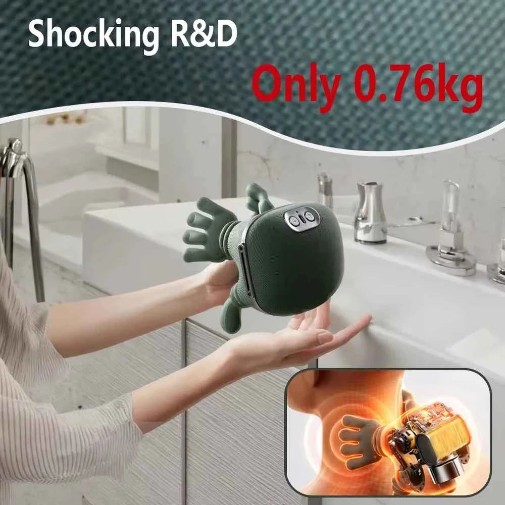 Neck Massager Portable and Aesthetically Pleasing for Neck and Back Massage