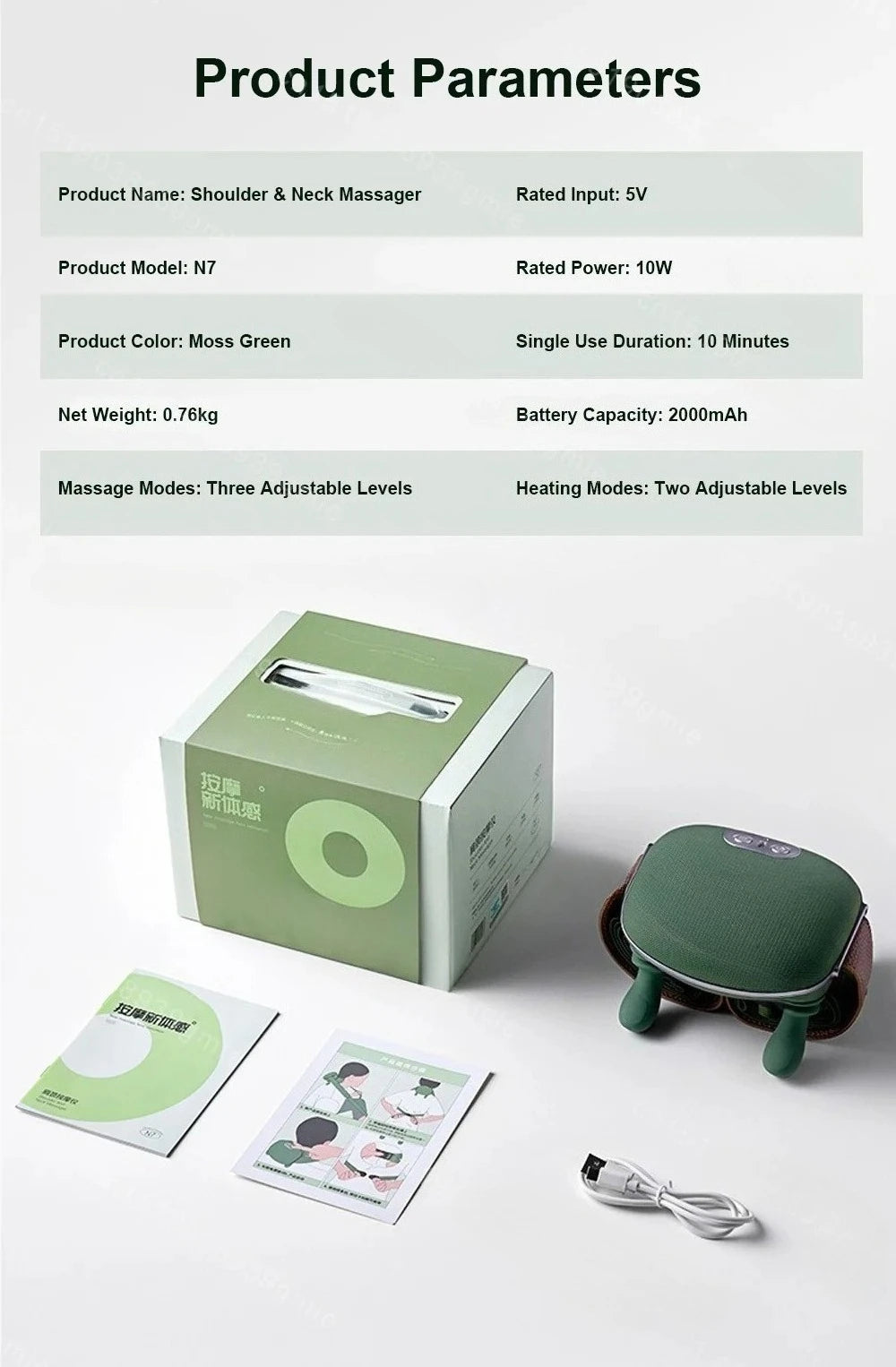 ﻿Masseur Électronique 6 en 1 Soulagement Professionnel des Douleurs Musculaires à domicile