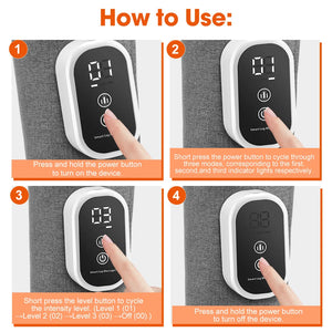 Appareil de Compression d’Air pour Jambes Chauffant –Bien-être & Circulation | Kivaroo