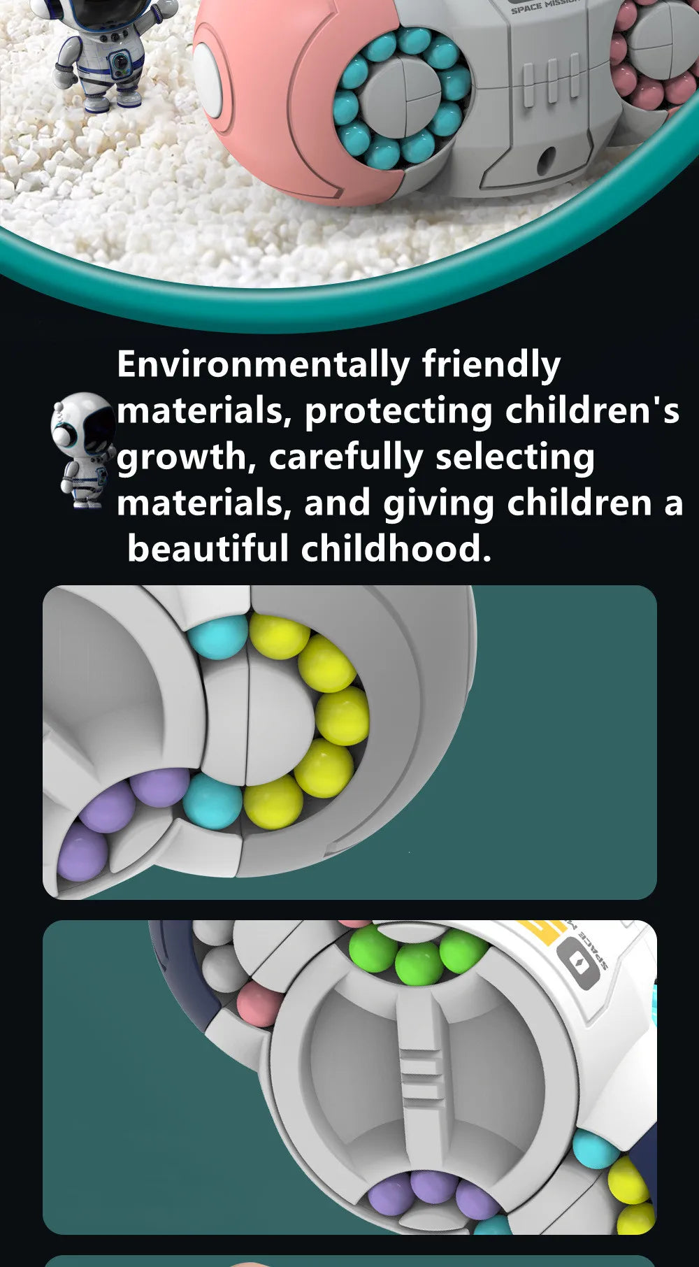 Jeu de puzzle pour enfants Cube magique anti-stress