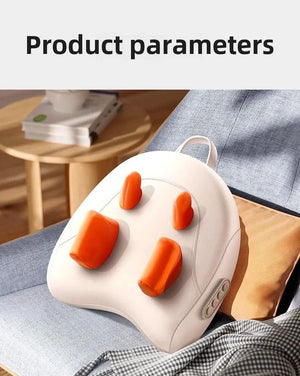 Oreiller masseur pour dos, nuque et épaules — confort profond, détente instantanée