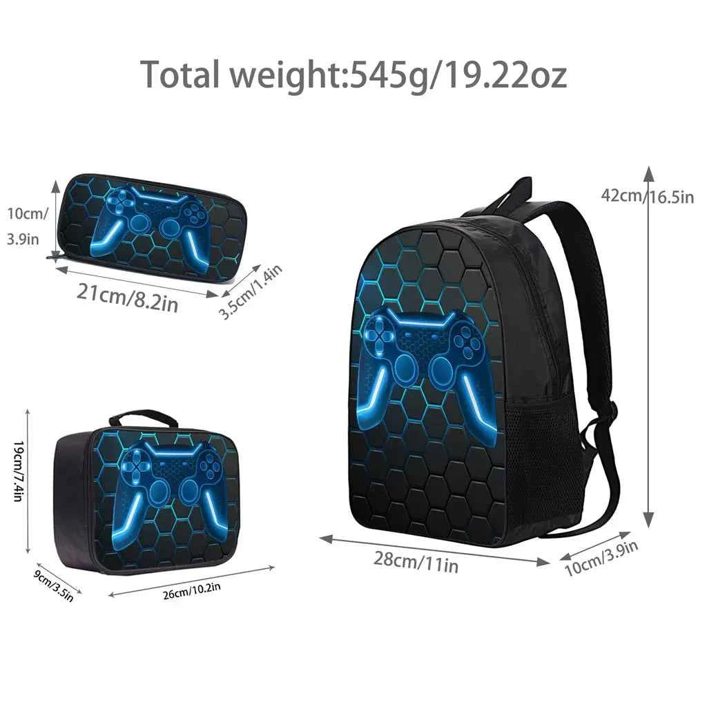 Sac à dos jeux avec motif ludique et design fun