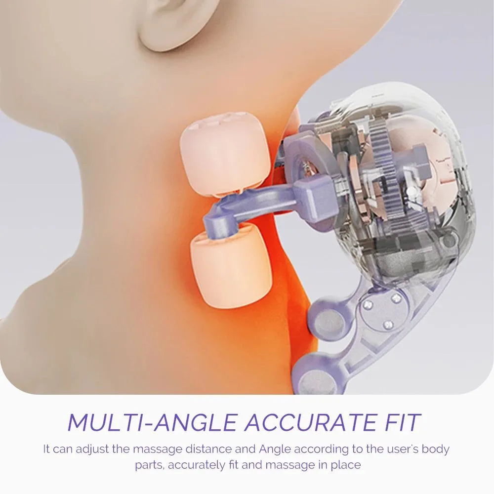 Oreiller de massage ergonomique: confort profond, détente instantanée