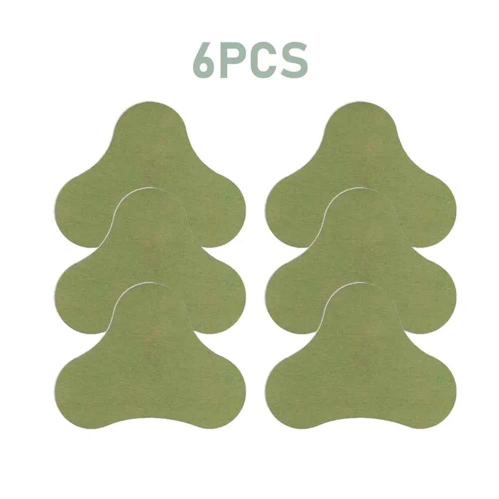 12/24/60 Piece Non-Woven Mugwort Heat Patches for Neck, Back, Knees Winter Self-Heating Care Patch  Acupuncture Patch