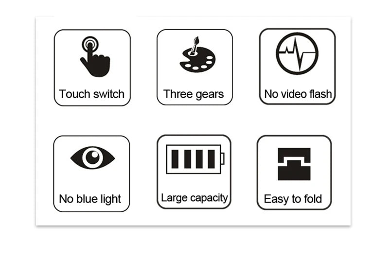 Lampe de chevet rechargeable pour étude, lecture...