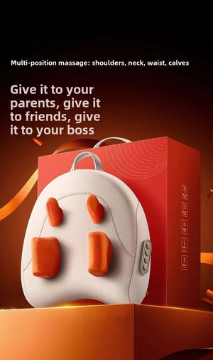 Oreiller masseur pour dos, nuque et épaules — confort profond, détente instantanée