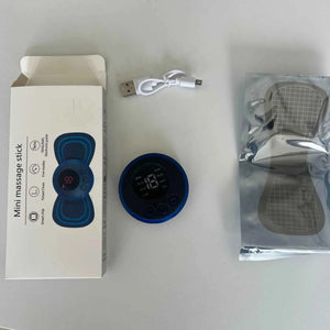 Portable Electric Intelligent Mini Neck Massager Patch for Back and Shoulder Massager With Pad and Remote