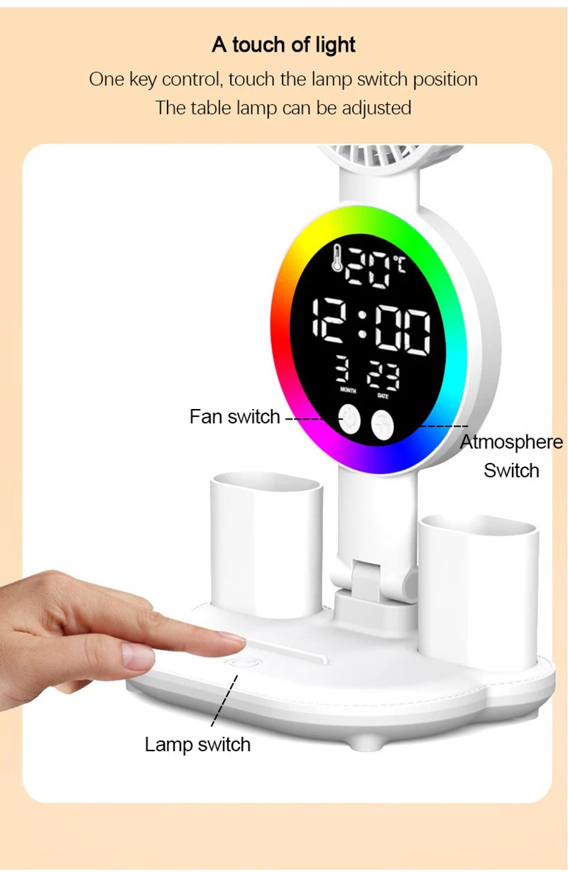 Lampe de chevet rechargeable pour étude, lecture...