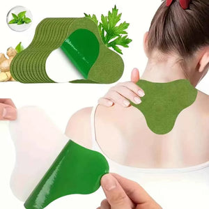 12/24/60 Piece Non-Woven Mugwort Heat Patches for Neck, Back, Knees Winter Self-Heating Care Patch  Acupuncture Patch