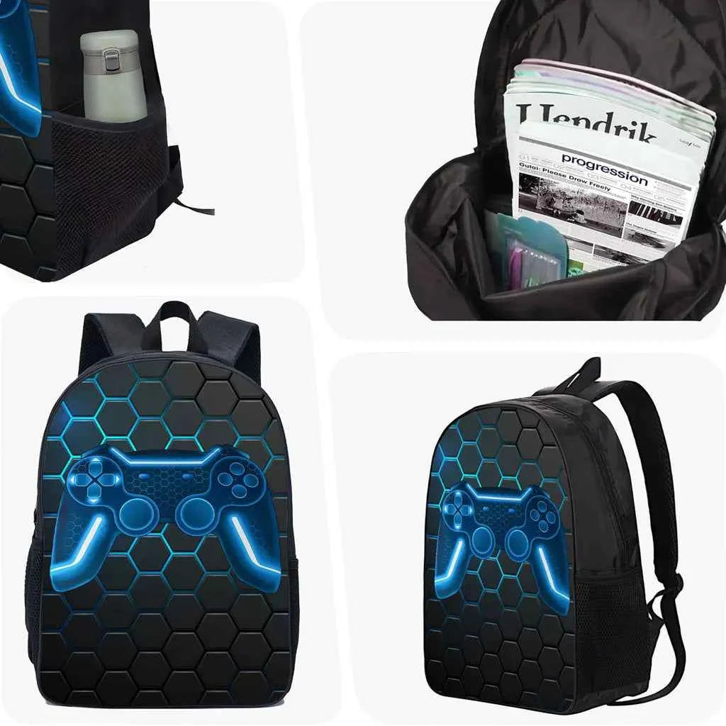 Sac à dos jeux avec motif ludique et design fun