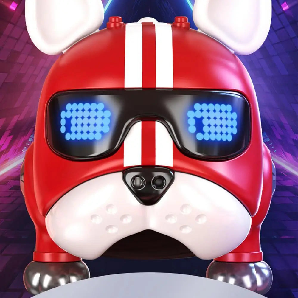 Robot bouledogue musical et interactif, jouet intelligent