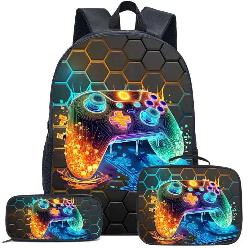 Sac à dos imprégné à motif de jeux - tendance 2025