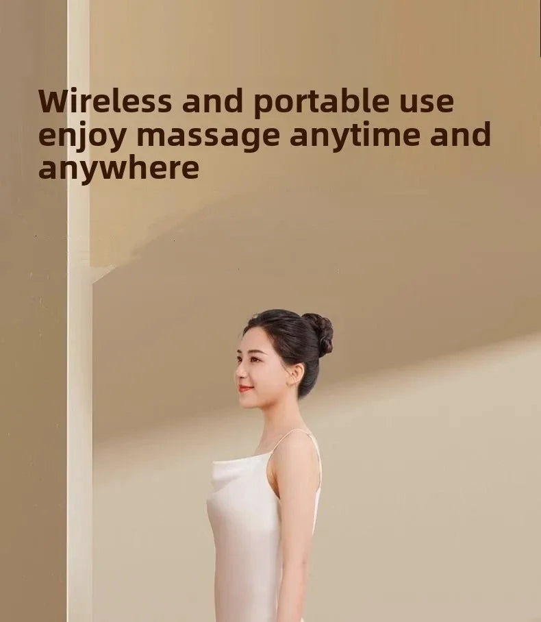 Oreiller masseur pour dos, nuque et épaules — confort profond, détente instantanée