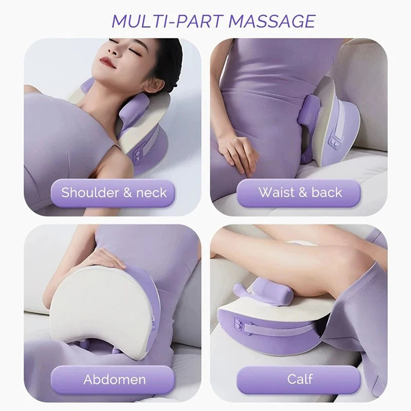 Oreiller de massage ergonomique: confort profond, détente instantanée