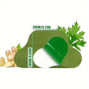 12/24/60 Piece Non-Woven Mugwort Heat Patches for Neck, Back, Knees Winter Self-Heating Care Patch  Acupuncture Patch